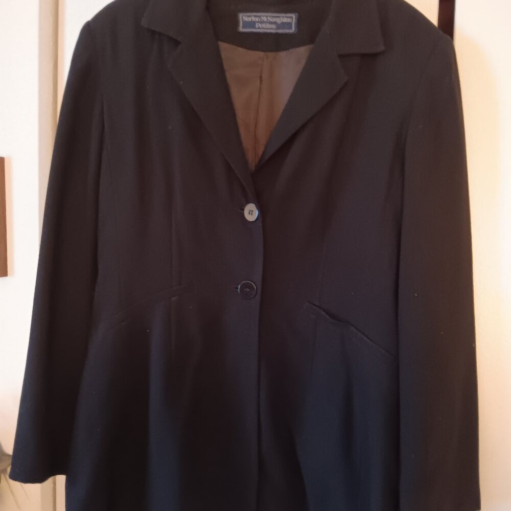 Norton McNaughton black blazer PM